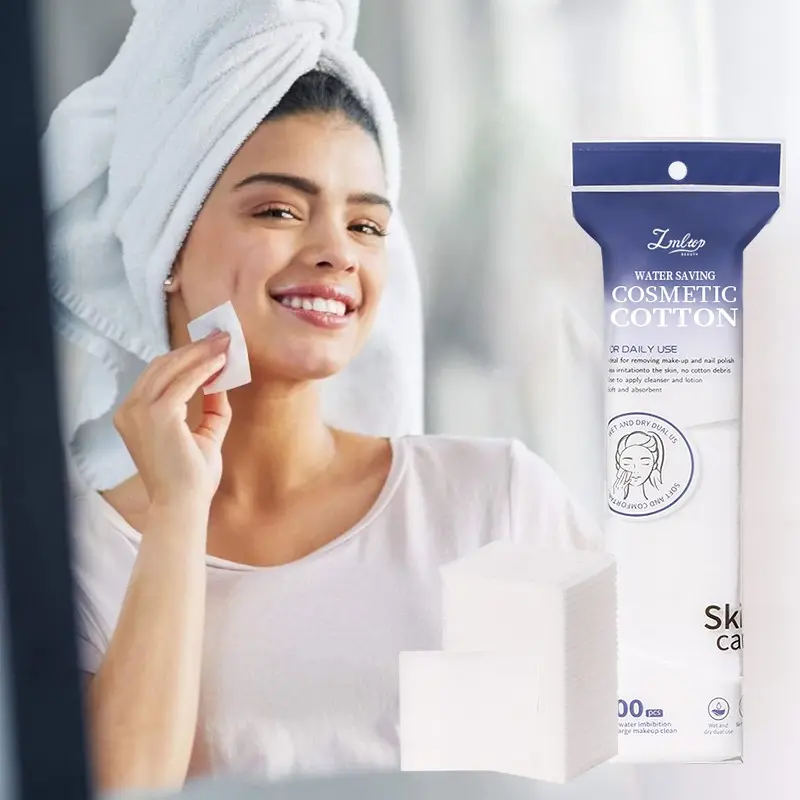 500 Pcs Cosmetic Cotton Pads Long-Lasting Supply, Soft Makeup Remover & Toner Pads, Reusable Cotton Rounds for Daily Skincare, Cosmetic Tools, Value Bulk Pack