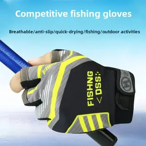 Men's and women's fishing sunscreen, non-slip and stab-proof special fish catching sea fishing summer outdoor gloves are comfortable and breathable fishing equipment bait casters gym stuff Fishing Lure Set Tool Rotary