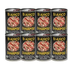 Bianco DiNapoli Organic NY Style Pizza Sauce - Vine Ripened California Grown Tomatoes - Made with Organic Garlic, Basil, Tomatoes & Extra Virgin Olive...