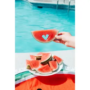 Watermelon Sugar Candle - Juicy Watermelon, Zesty Lemon, Sweet Sugar - Decor