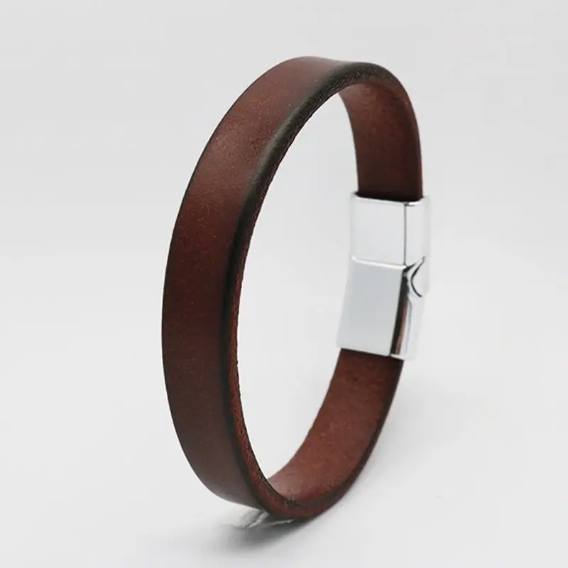 US-LUXURY - Jiayiqi Vintage Genuine Leather Wrap Cord Cuff Bracelet For Hand Wrist Wristband Men Woman Punk Bangle Couple Jewelry Gift