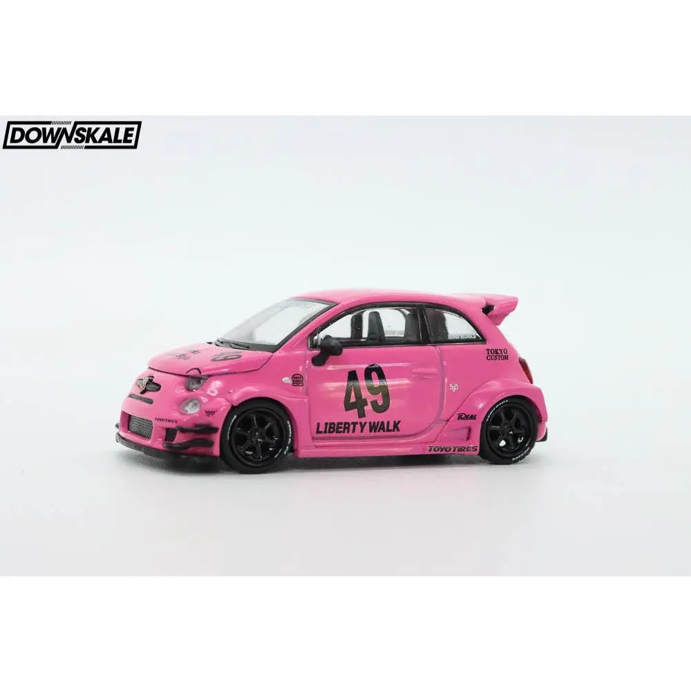 MINI GT ABARTH 595 LB-WORKS x Abas Works – Pink