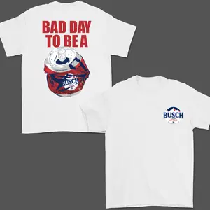 Bad Day To Be A Busch Light Apple 2-Sided Tee, Perfect Party Shirt  Funny Beer Lover Gift  Summer Vibes Graphic T-Shirt