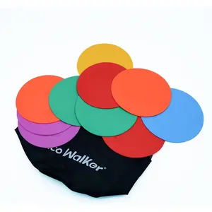 6inch Non-Skid Flat Cone Spot Markers for Sports Speed Agility Training