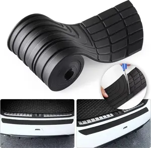 Car Rear Bumper Protector (42"x3.4") | Heavy-Duty Rubber Anti-Scratch Guard • Protect Trunk Loading Area • Universal Fit for Cars & SUVs