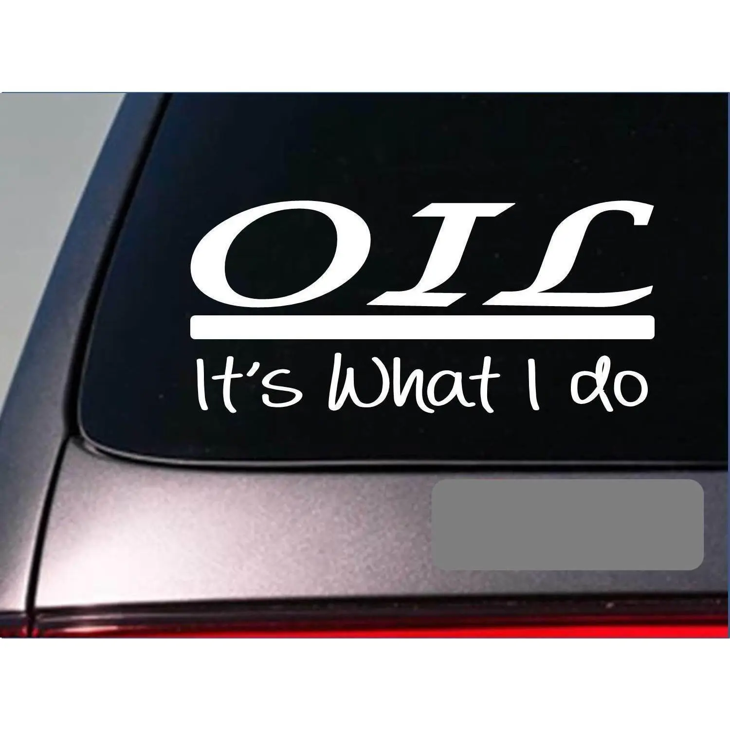 Oil sticker decal *E285* oil rig drill alaska texas pump tank truck oil field
