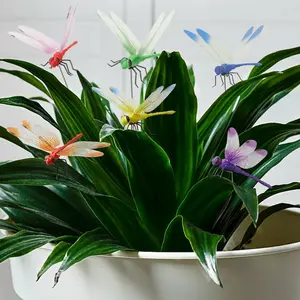 3D Printed Big Size Dragonfly Clip, Pet-Safe Fly & Horsefly Deterrent for Dogs and Cats, Deer Fly Repellent Clip-On, Garden Bird Scare Device, Indoor/Outdoor Pest Control for Pet Yard