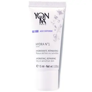 Yon-Ka Daily Reparative Moisturizer, Hydra No. 1 Creme - Rich Anti-Aging Skincare with Hyaluronic Acid, Vitamins A, C & E for Dry Skin, Paraben-Free, 15ml
