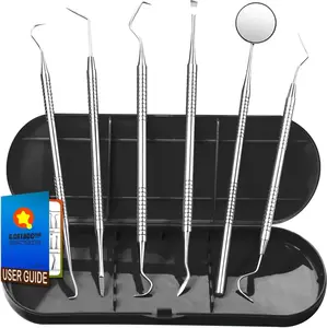 Dental Tools, Plaque Remover for Teeth, Metal Dental Pick Teeth Cleaning Tools K