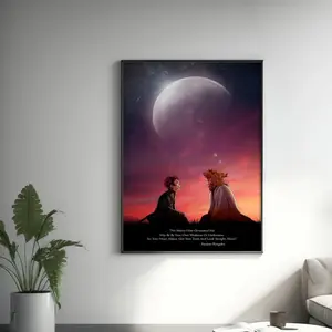 Kyojuro Rengoku Quotes Poster – Demon Slayer Anime Wall Art Canvas Print for Bedroom & Anime Room Decor