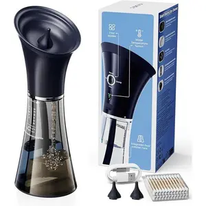 Upgraded Ear Wax Removal with One-Piece Waste Tank, Safe Cleaner with Water Temperature Sensor, Effective Ear Irrigation Kit, IPX7, FSA-HSA-Eligible, Semi-Transparent