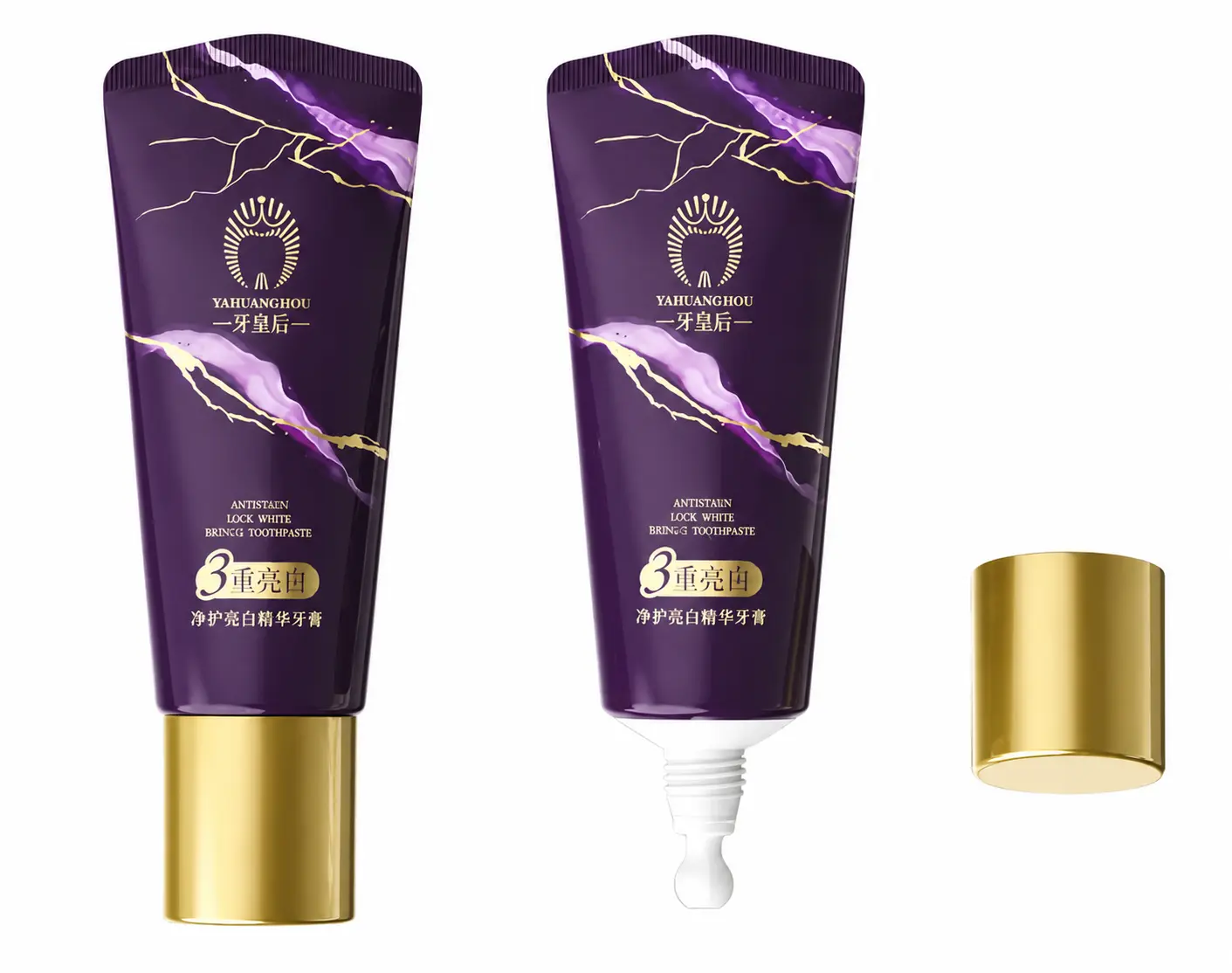 【Smile Brightening Formula】Advanced Whitening Toothpaste for Teeth Stains Removal, Fresh Breath & Bright Smile, Deep Clean Toothpaste for Coffee & Yellow Teeth-A
