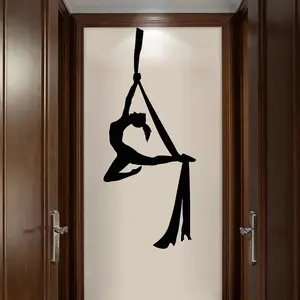 Yoga Dancer Wall Sticker, Easy Peel and Stick, Waterproof and Durable, Ideal for Yoga Rooms and Home Decor, Quick Installation, No Wall Damage