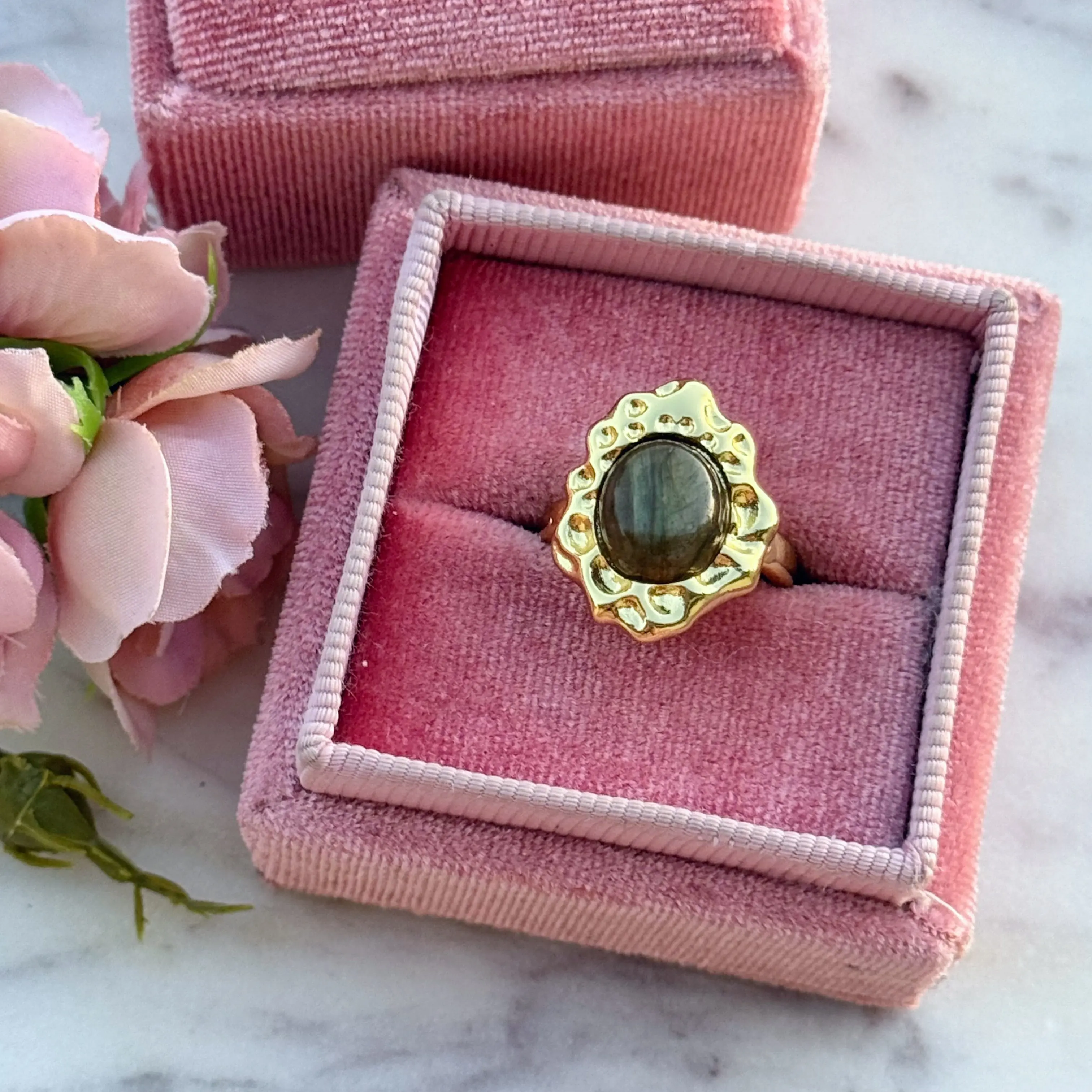 Loving Labradorite Ring Loving Labradorite Ring