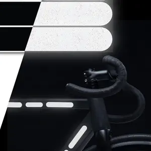High-Visibility Reflective Bicycle Sticker Tape, Enhanced Nighttime Decals for Bikes, Motorcycles and More, Weatherproof Fluorescent Warning Strips, Bike Accessories, Outdoor Night Riding Gear Self-Adhesive Decal