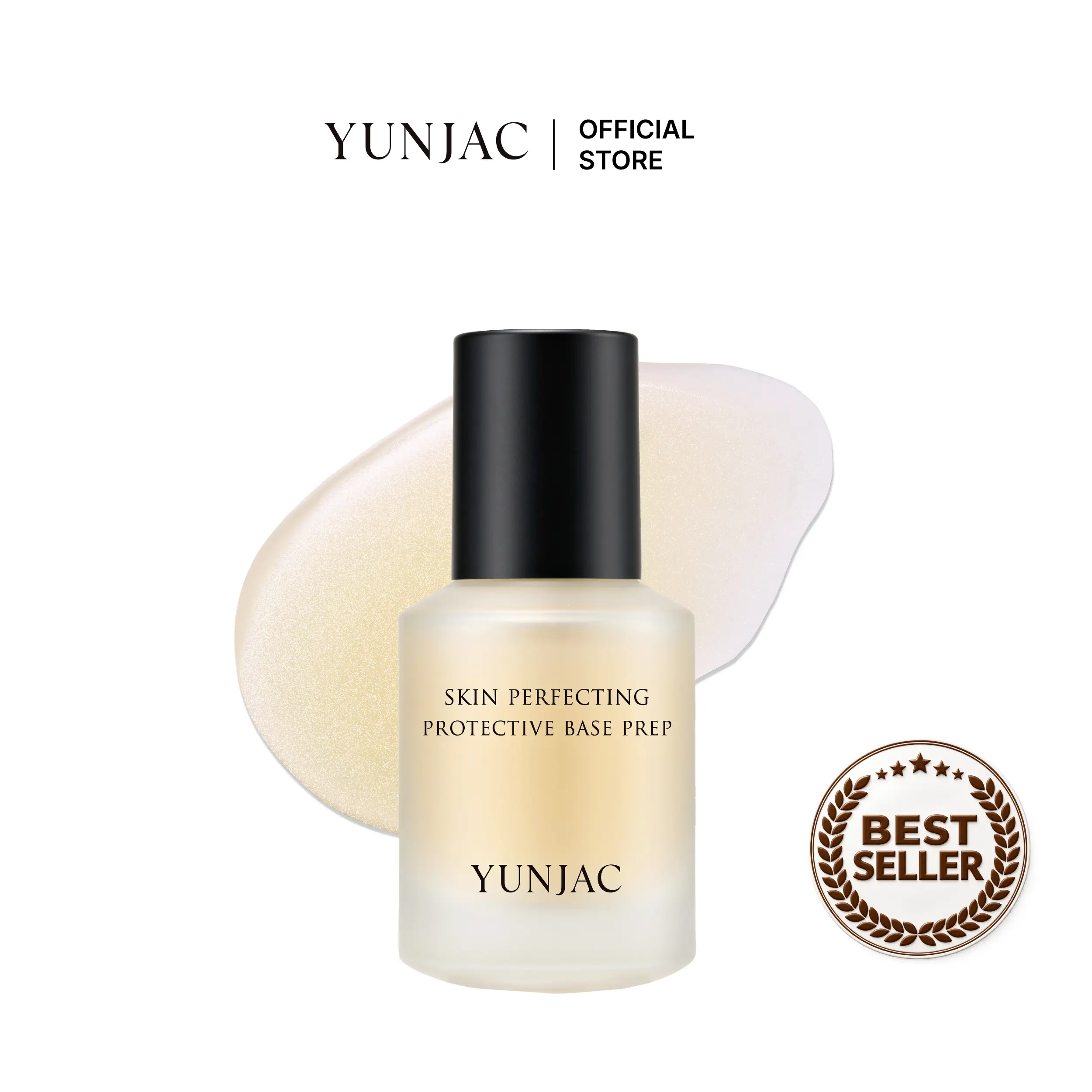 YUNJAC Skin Perfecting Protective Base Prep, 1.35 fl oz, Makeup Primer | Korean Primer: Hydrating silicone-free makeup primer for smooth grip, lasting wear and a natural glow.