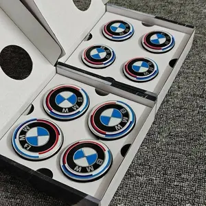 BMW 56MM / 68MM 50th Anniversary Floating Center Caps Wheel Hub Emblem 5x112 / 5x120 36122455269