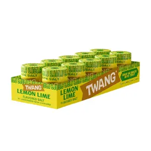 Twang Shakers Lemon Lime Salt Snack Topping, 1.15-Ounce Shaker (Pack of 10) Salt