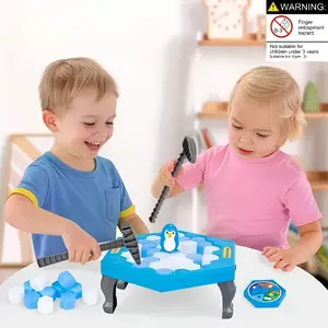 Penguin Ice Breaking Game, Rescue Penguin Ice Surface Puzzle Board Game, Family Interactive Game for Parties, Birthdays, Home Nights