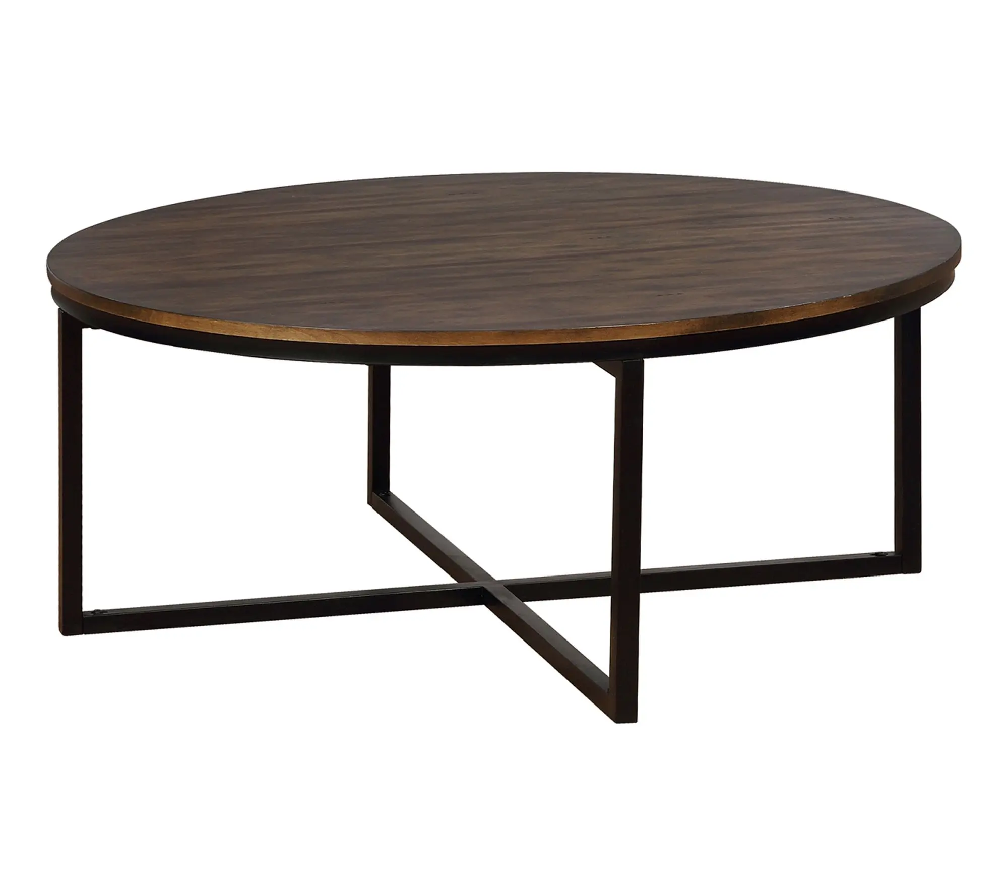 Alaterre Furniture Arcadia 42" Round Wood Coffee Table Alaterre Furniture Arcadia 42" Round Wood Coffee Table
