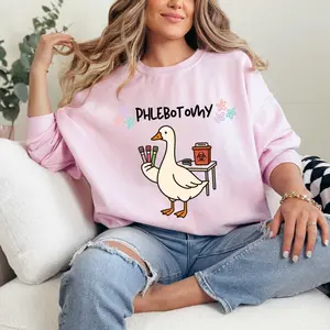 Phlebotomy Goose Short Sleeved T-SHIRT / Sweatshirt  , phlebotomist, Phlebotomy shirt, Phleb, Funny phlebotomy shirt