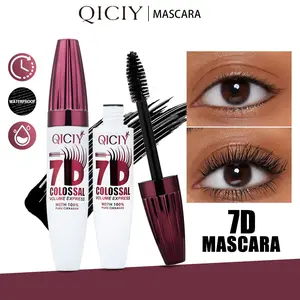 Smudge-Proof Volumizing Mascara - Certified Organic Black Mascara, Volumizing and Lengthening - Lengthening Mascara for Sensitive Eyes