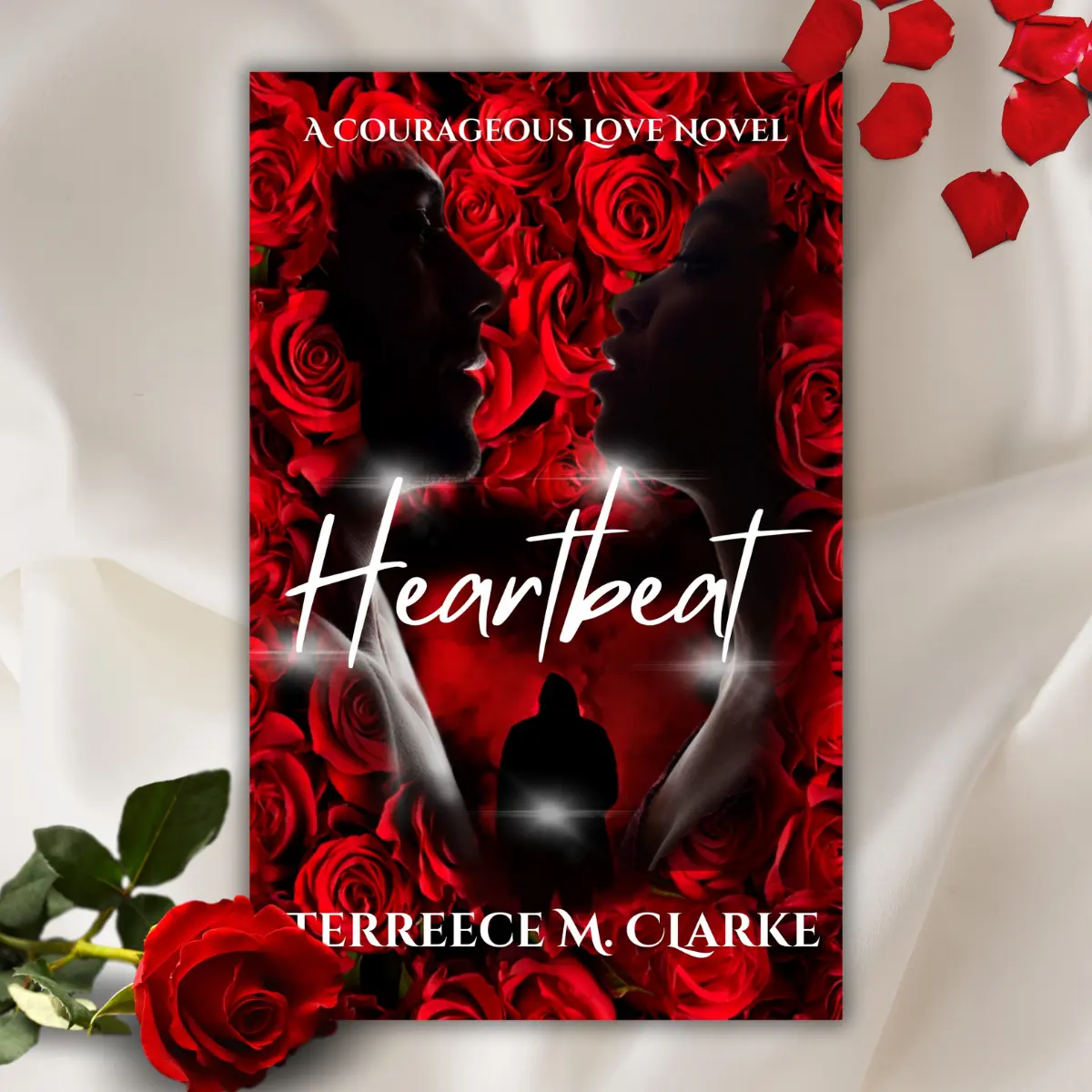Author Signed Heartbeat, A Courageous Love Novel paperback by Terreece M. Clarke Enemies to lovers romance book