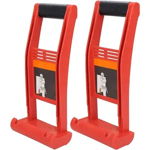 Drywall Carrier Handle 2 Pack, ABS Plastic Plywood Carrier Tool, Plywood Lifting Tool, Drywall Carrying Tool, Lift and Carry Panel Mover, Great for Plywood, Glass Board, Plasterboard