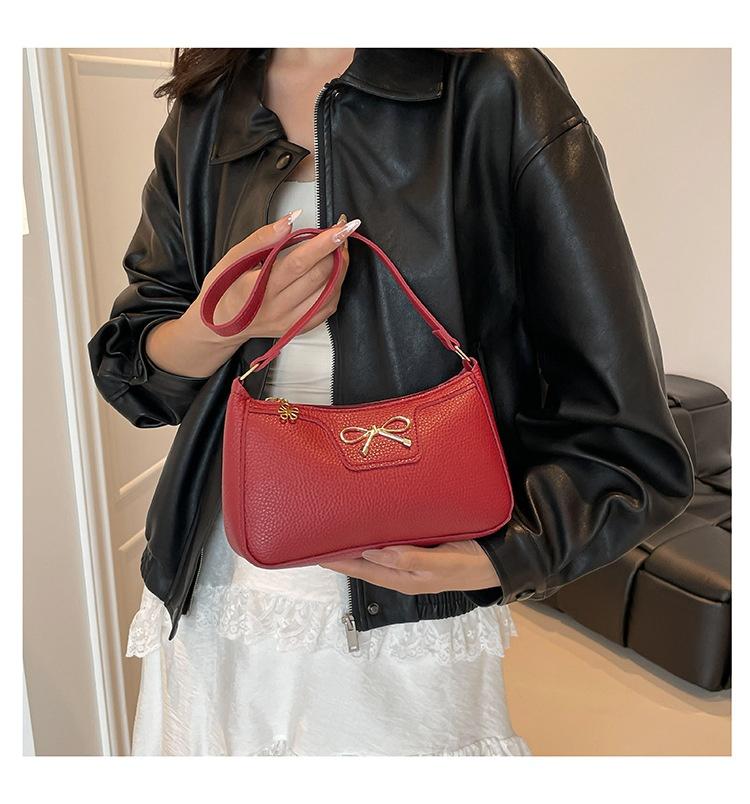 Womens Stylish Bow-Tie Western-Style Underarm Bag