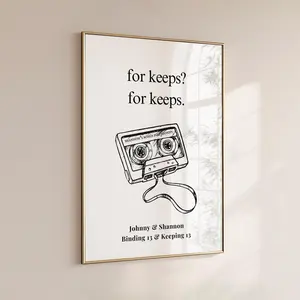 For Keeps For Keeps Print, Boys Of Tommen, Johnny And Shannon, Binding 13 Print, Keeping 13 Print, Chloe Walsh Casette