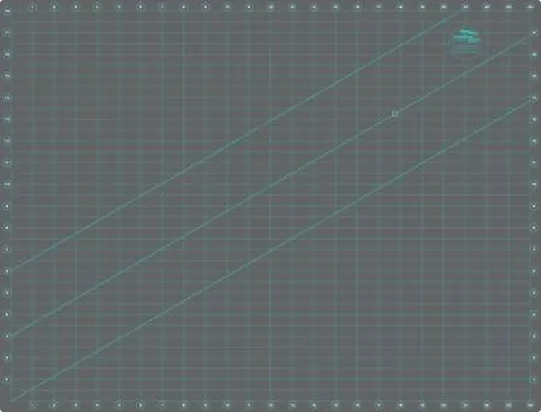 Creative Grids Double Sided Self Healing Rotary Cutting Mat 18" x 24"