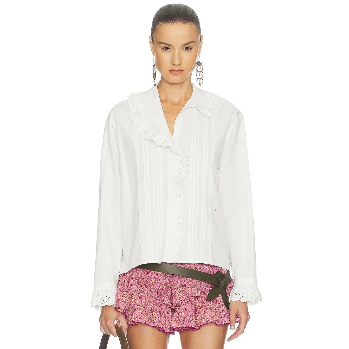 Isabel Marant Etoile Nomia Long Sleeve in White