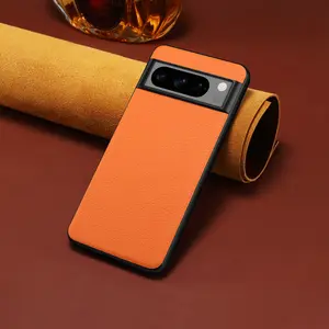 Luxury Faux Leather Cowhide Grain Matte Feel Phone Case for Google Pixel 10 Pro XL 9A 8 7 6 For Unisex Relatives Friends and Elders Holiday Gift