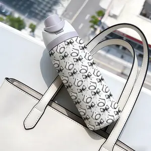 Loyr 32oz Insulated Tumbler, Stainless Steel Large Capacity, Simple Baseball Bow Pattern, Perfect Gift for Women, Home, Outdoor, Travel