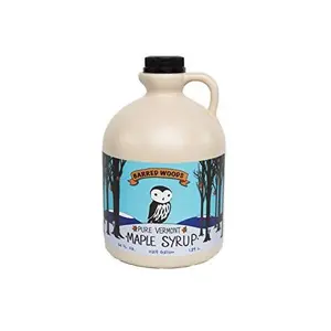 Dark, Strong Taste Grade A Vermont Maple Syrup Barred Woods Maple 1/2 Gallon End Maple Syrup