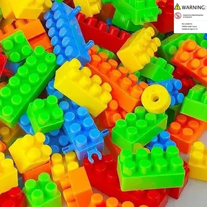 Large Size Kids Set, 100 Pieces Baby Puzzle Toy, High-Quality Colorful Stacking Game, Building Block Sets, Develops Organization Skills