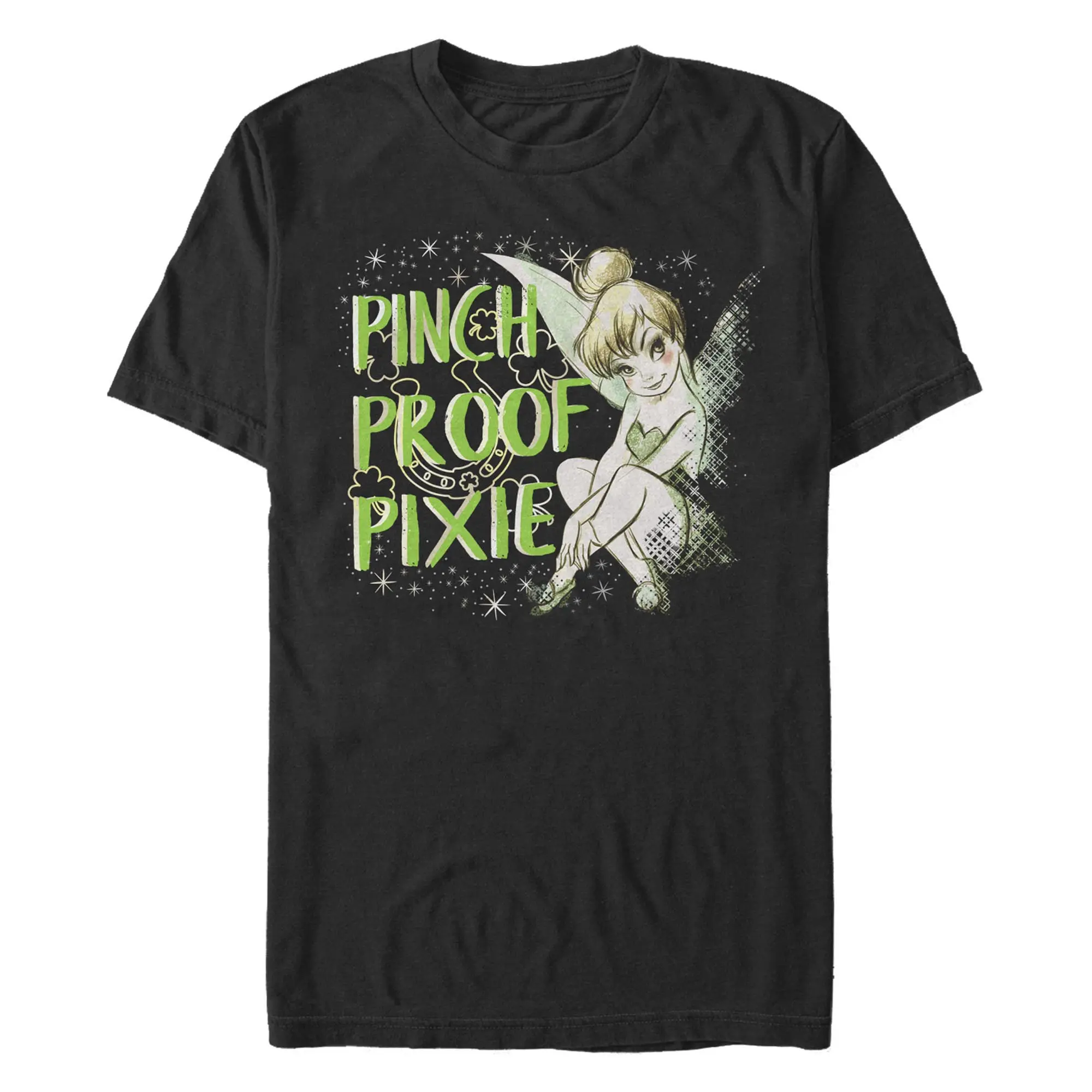 Men's Peter Pan St. Patrick's Day Tinkerbell Pinch Proof Pixie T-Shirt