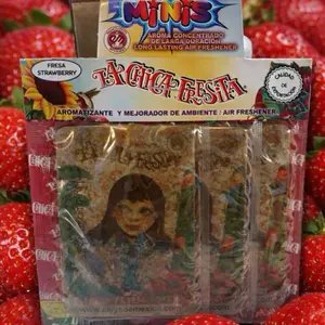 La chica fresita 3 pack air freshener “strawberry”