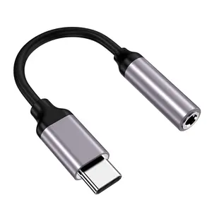USB Type C to 3.5mm female headphone microphone jack adapter, USB C to Aux audio cable, suitable for Type-C devices such as iPhone 17/16/15/iPad Pro, Google Pixel 10/9/8/7/6, Samsung Galaxy S25/S24/S23/S22/S21/S20, Android tablets, laptops, etc