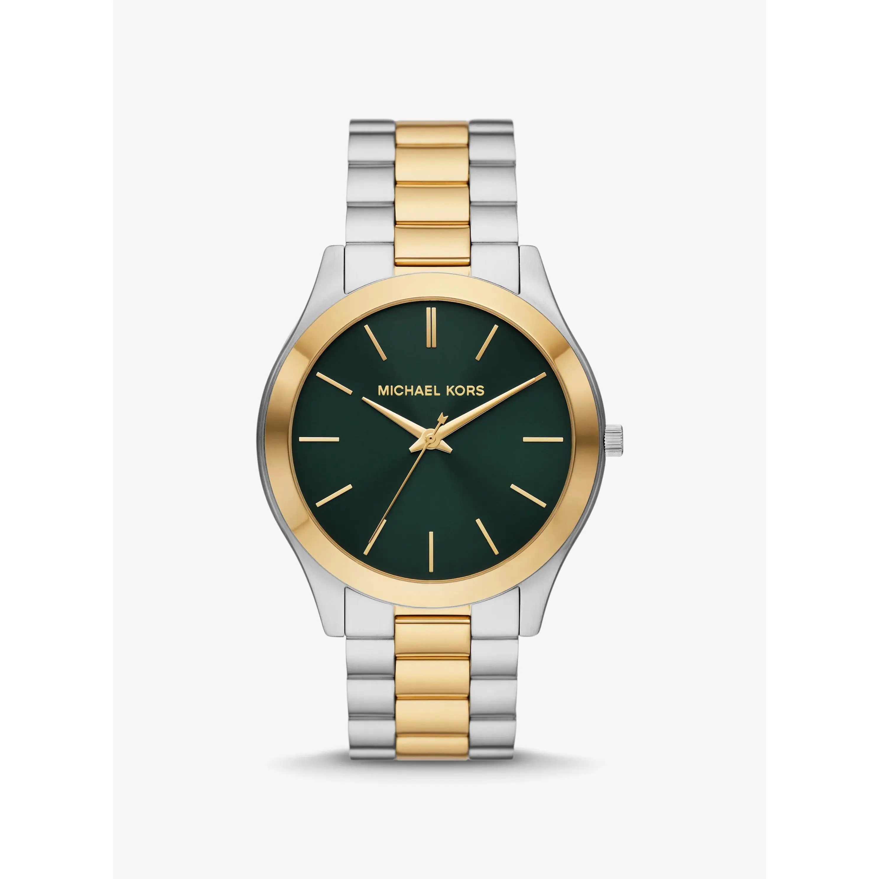 Oversized Slim Runway Two-Tone Watch