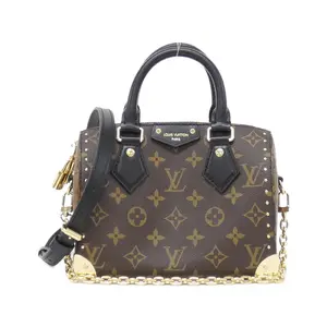 Pre-owned Louis Vuitton Canvas Tote Bags Speedy Trunk Monogram Reverse Boston Bag