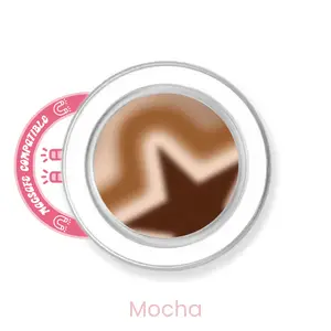 abbyrose Pop Star Phone Grip with magnet Clear Mocha