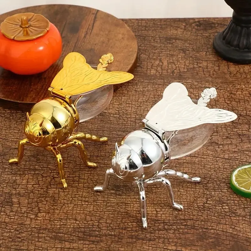 Bee Shaped Honey Jar with spoon