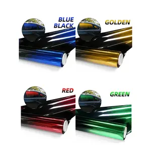 Car Window Tint Film, Gradient Color Privacy Sun Shade Film, 50cm x 300cm UV Block Heat Insulation Vinyl Wrap, Auto Side Windows