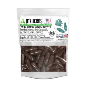 Cleanse  Blend - Wormwood,  Black Walnut Hulls , Pau D'Arco, Clove - 100, 300, or  500 Veggie Capsules