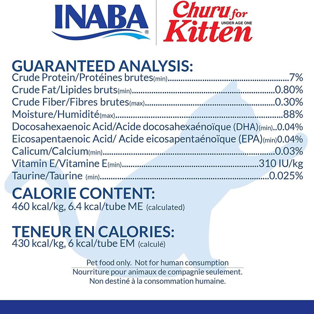 Inaba Churu for Kittens Chicken Recipe Puree Grain-Free Lickable Treat for Cats, 0.5-oz x 4-tubes Inaba Churu for Kittens Chicken Recipe Puree Grain-Free Lickable Treat for Cats, 0.5-oz x 4-tubes