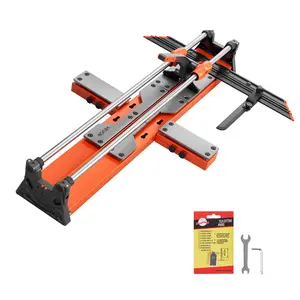 VEVOR 39.4-Inch Manual Tile Cutter, Upgraded Sliding Head Cutting Tool with Spring-Loaded Base, Angle Fence, Tungsten Carbide Cutting Wheel, Alignment Guide, for DIY Pros, Ceramic, Floor, Wall Tiles