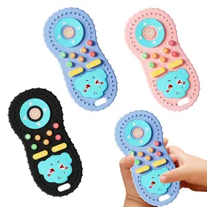 Baby Silicone Remote Control Toy, Color Button Design, Early Education Learning, Baby Gift, Playful Design, Preschool Classroom Toys