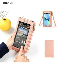 Fashion Multifunctional Casual Shoulder Bag, Touch Screen Cell Phone Purse, Crossbody Bags with Coin Pocket, Wallet Card Holder, Handbag for Men Women, Fashionable Crossbody Bag