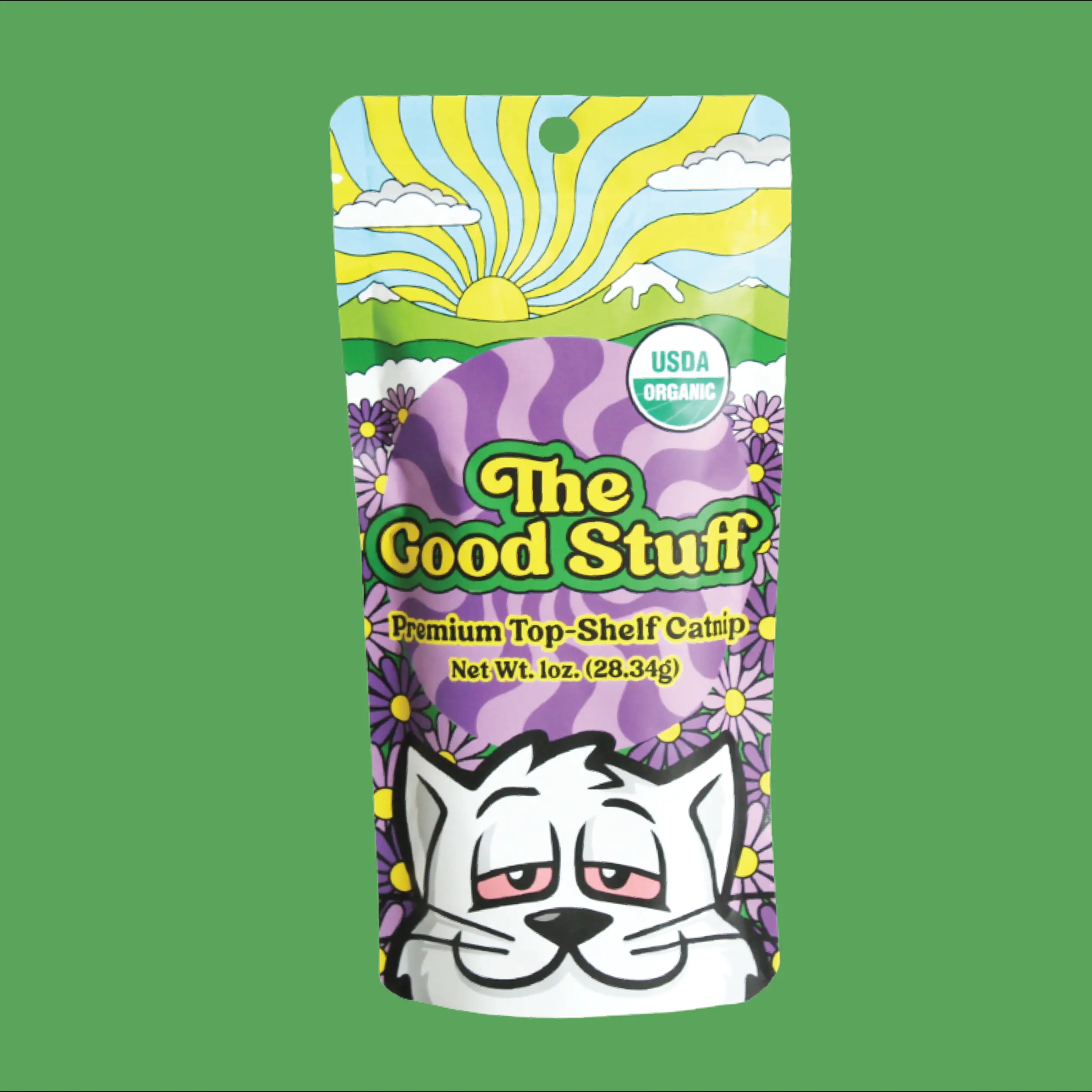 The Good Stuff Premium Top-Shelf Catnip | 100% Organic USA-Grown | 1 oz